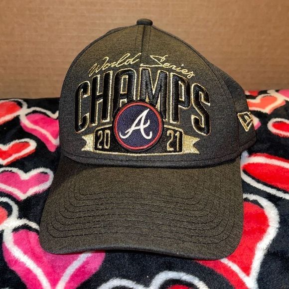 Atlanta Braves, 2021, World Series Champs New Era ￼9Forty Hat SnapBack MLB - Picture 1 of 12